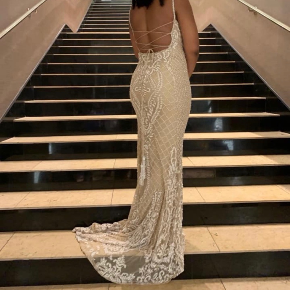 Formal beaded gown
